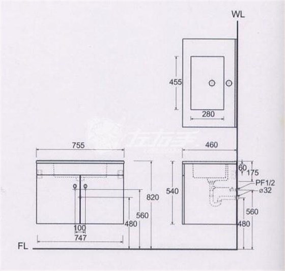 衛(wèi)生間水管安裝尺寸圖 衛(wèi)生間水管安裝尺寸圖