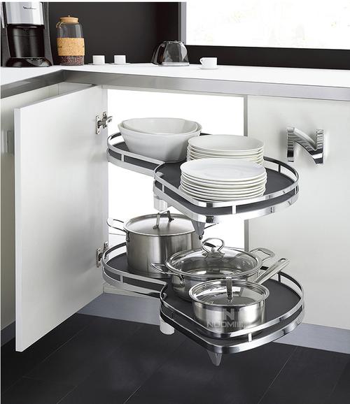 櫥柜旋轉(zhuǎn)拉籃安裝方法，學(xué)會了安裝不要太方便