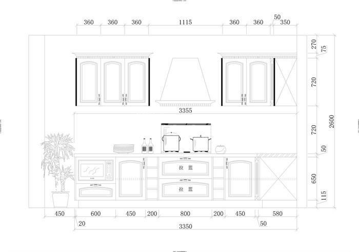 櫥柜的標(biāo)準(zhǔn)尺寸規(guī)格圖2 櫥柜的標(biāo)準(zhǔn)尺寸規(guī)格圖2