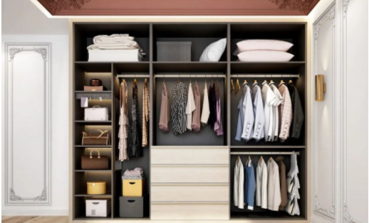 【衣柜板材定制】衣柜內部布局:底部掏空做抽屜功能性能大幅提升